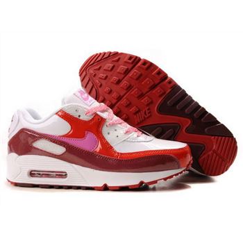 Nike Air Max 90 Womens Shoes Wholesale Pink Red White Review